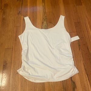 NWT Fox’s White Tank Top Size Medium